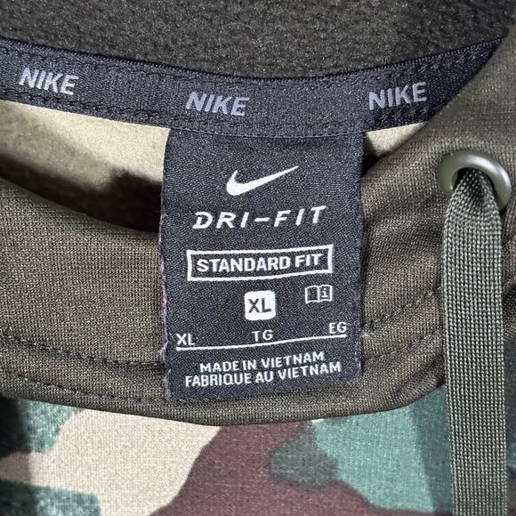 Nike Dri-Fit Standard Fit Camo Hoodie XL - Picture 5 of 7